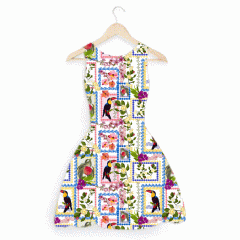 VISCOSE ESTAMPA DIGITAL JARDIM DE TUCANOS 100% VISCOSE COOM 1,40 LG