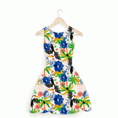 VISCOSE ESTAMPA DIGITAL PARAISO SELVAGEM 100% VISCOSE COM 1,40 LG