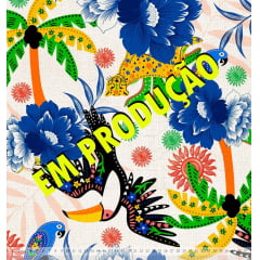 VISCOSE ESTAMPA DIGITAL PARAISO SELVAGEM 100% VISCOSE COM 1,40 LG