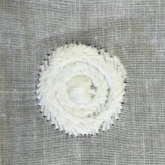 VOIL COTTON ORION BRANCO COM BORDADO BRANCO - 100% ALGODÃO - 90 G/M³ - COM 1,45 LG