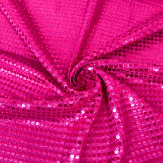 TECIDO PAETÊ FANTASIA - PINK - 64 G/M² - 100% POLIÉSTER - COM 1,09 DE LARGURA