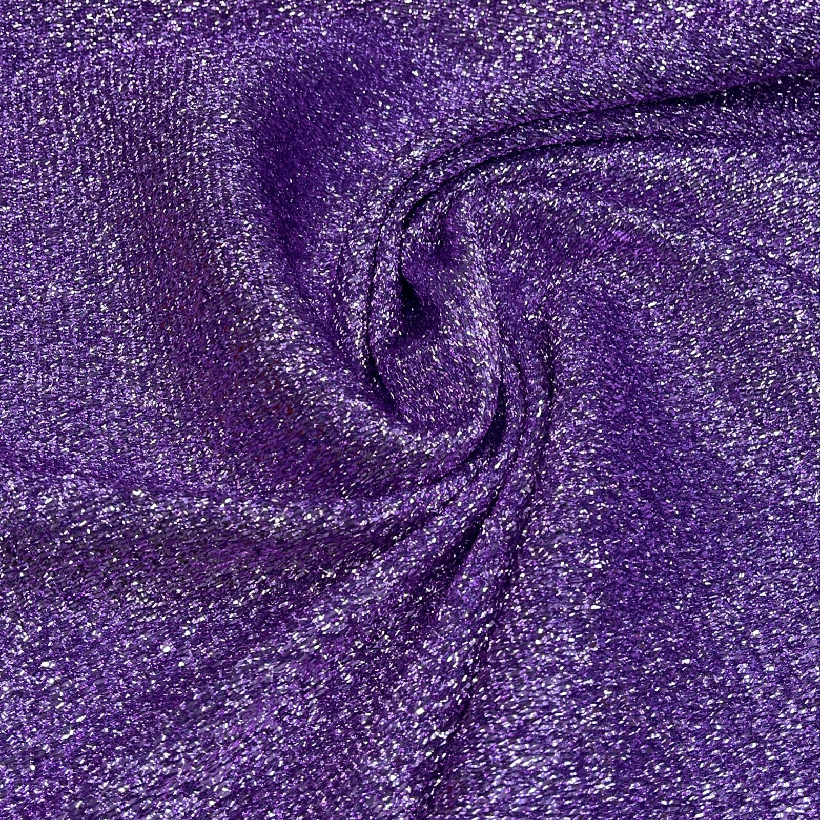 TECIDO SERPENTINA DE CARNAVAL - LILÁS - 100% POLIÉSTER - COM 1,50 LG