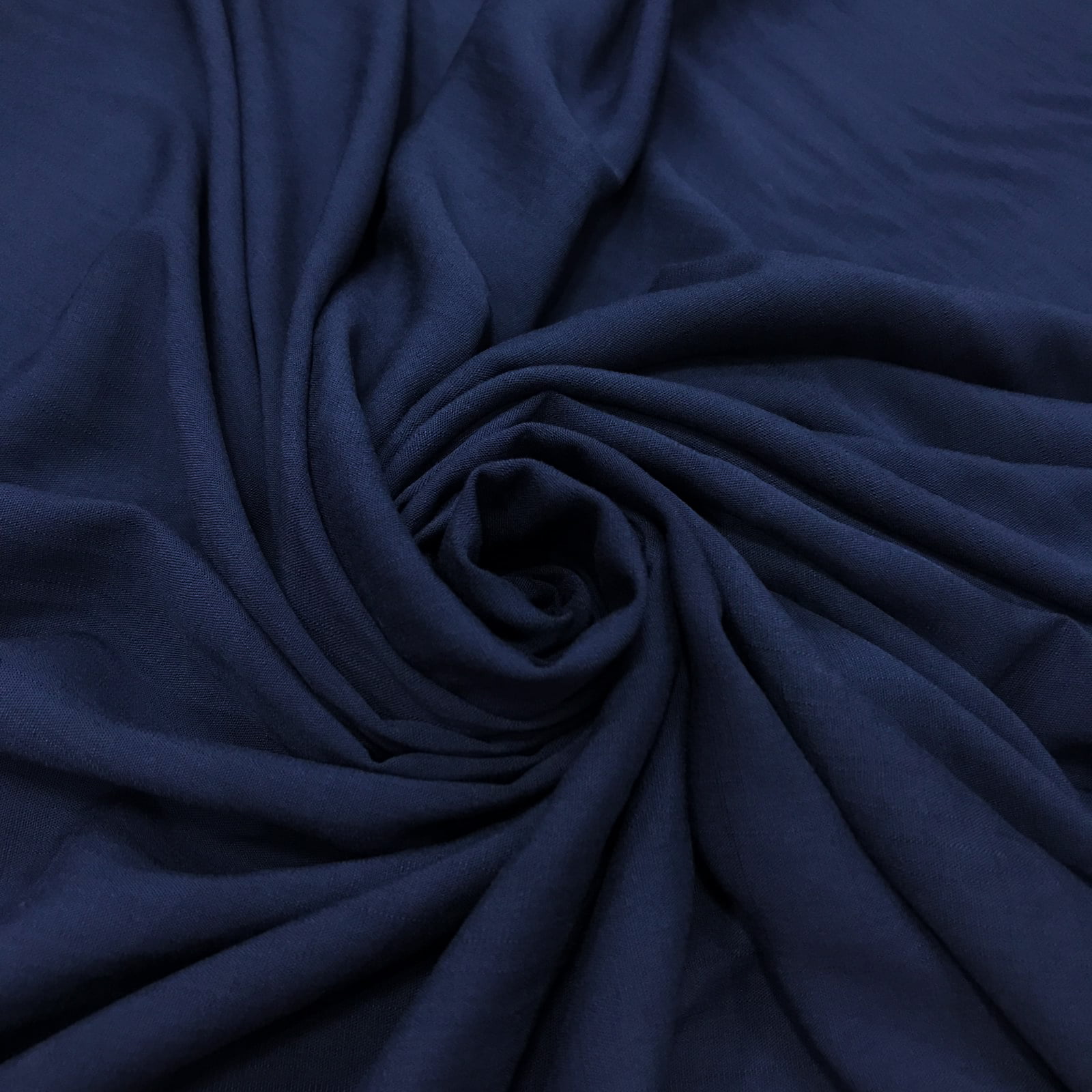 TECIDO VISCOLINHO LISO - COR MARINHO NOITE - 157 G/M² 100% VISCOSE - COM 1,37 LG