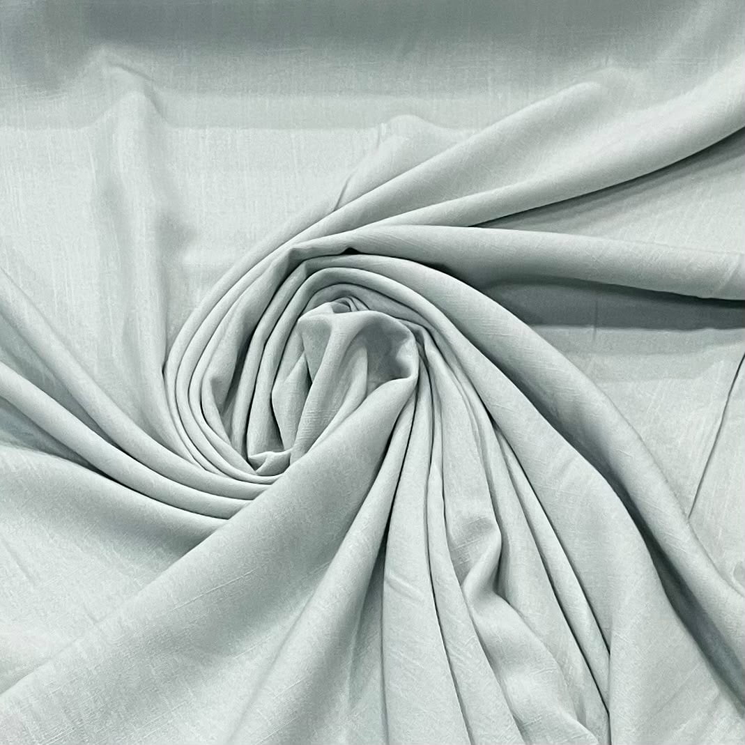 TECIDO VISCOLINHO LISO - COR VERDE CLARO - 157 G/M² - 100% VISCOSE - COM 1,37 LG