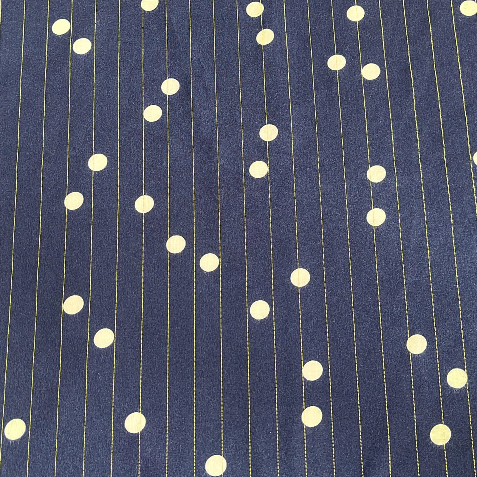 RAYON PRINTED WITH LUREX 98% VISCOSE E 2% LUREX 120 G/M² COM 1,50 LG 6894B29449F1C