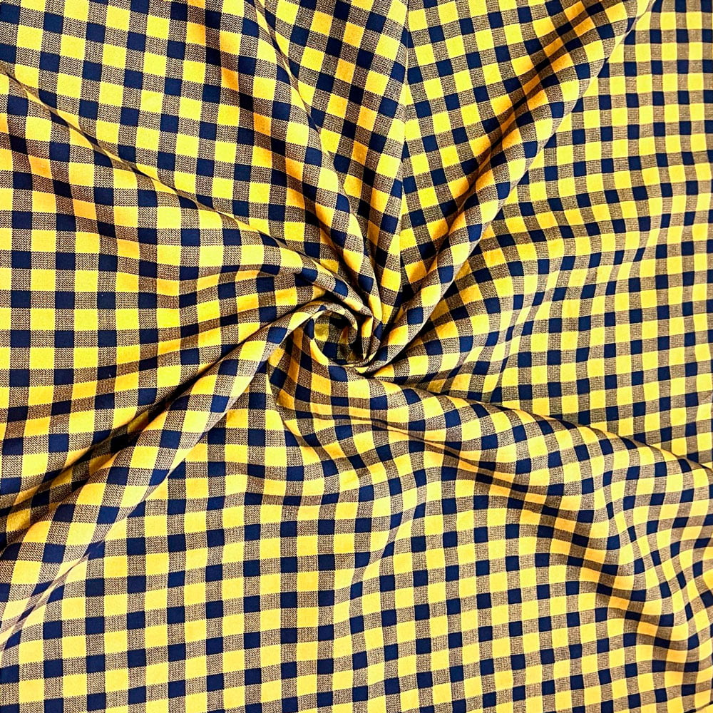 Fotos de Xadrez amarelo tecido, Imagens de Xadrez amarelo tecido
